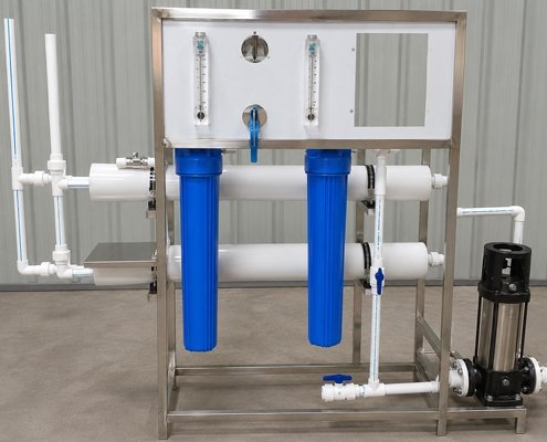 industrial reverse osmosis (RO) water treatment plant